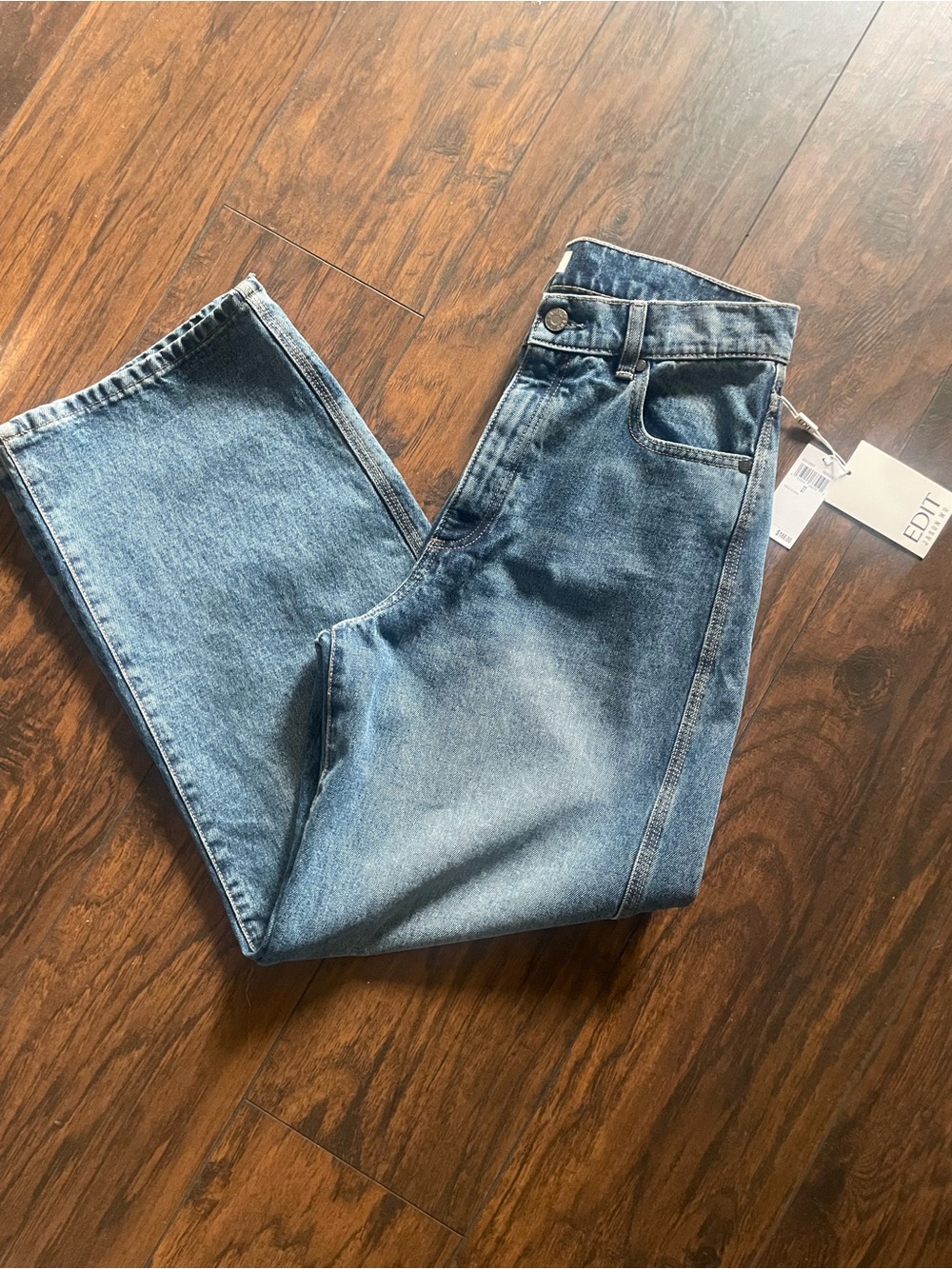 Super high Rise Barrel Jeans
